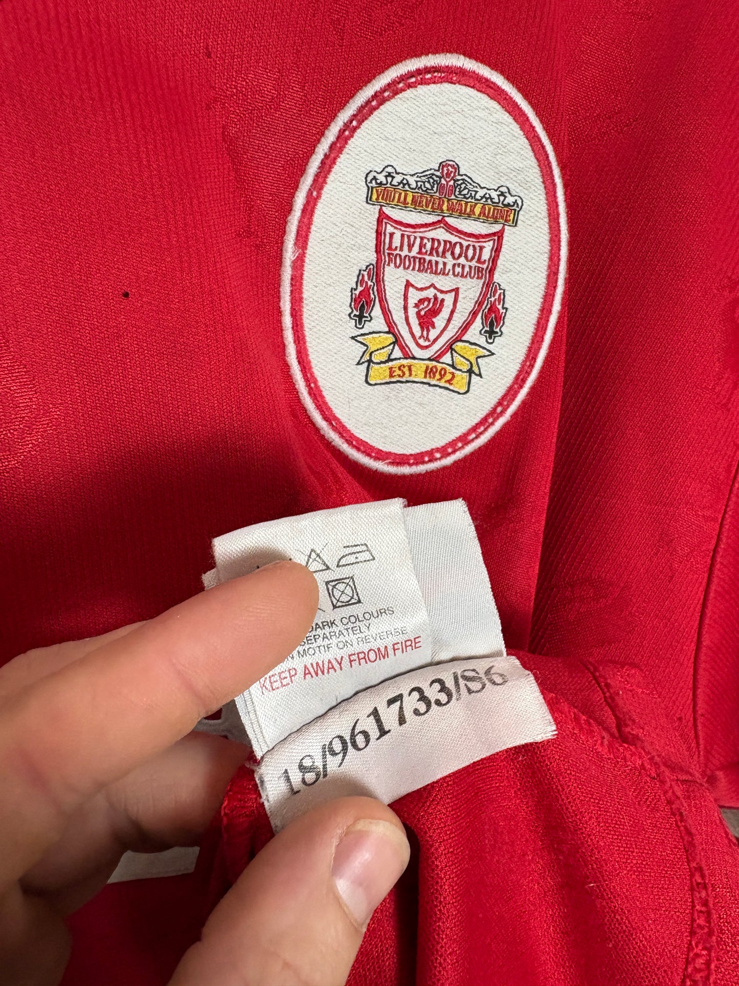 Liverpool 1996/98 Home L McManaman 7