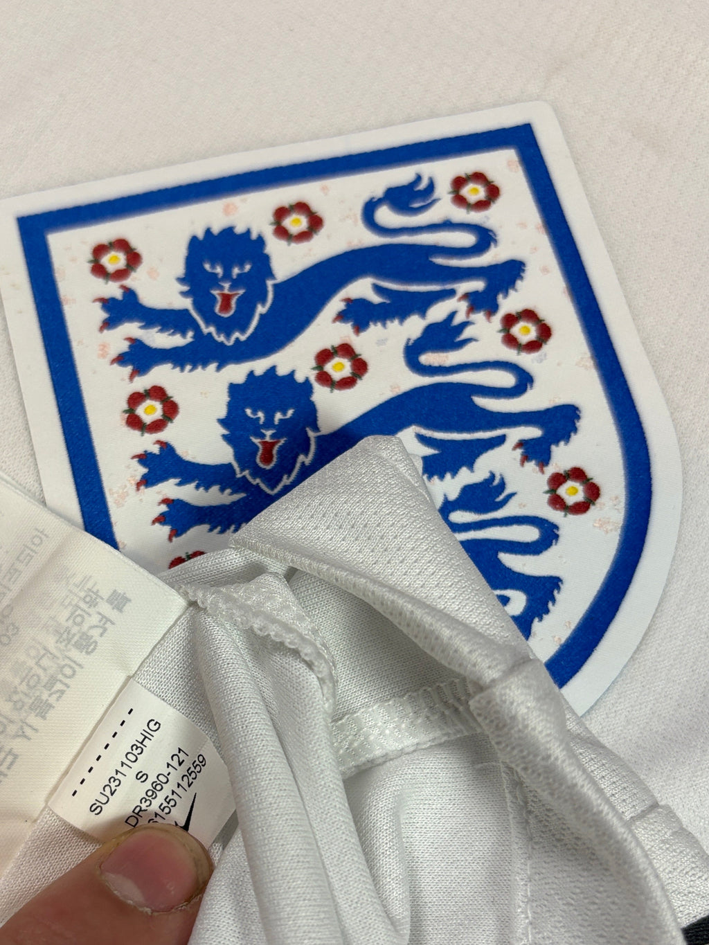 England 2023 Home Nike Football Shirt Small
