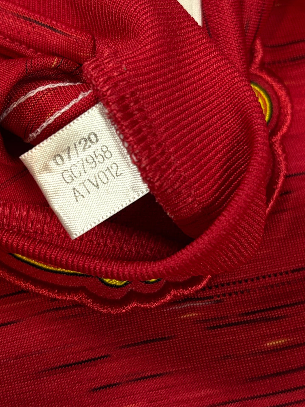 Manchester United 2020/21 Home Adidas Football Shirt Small