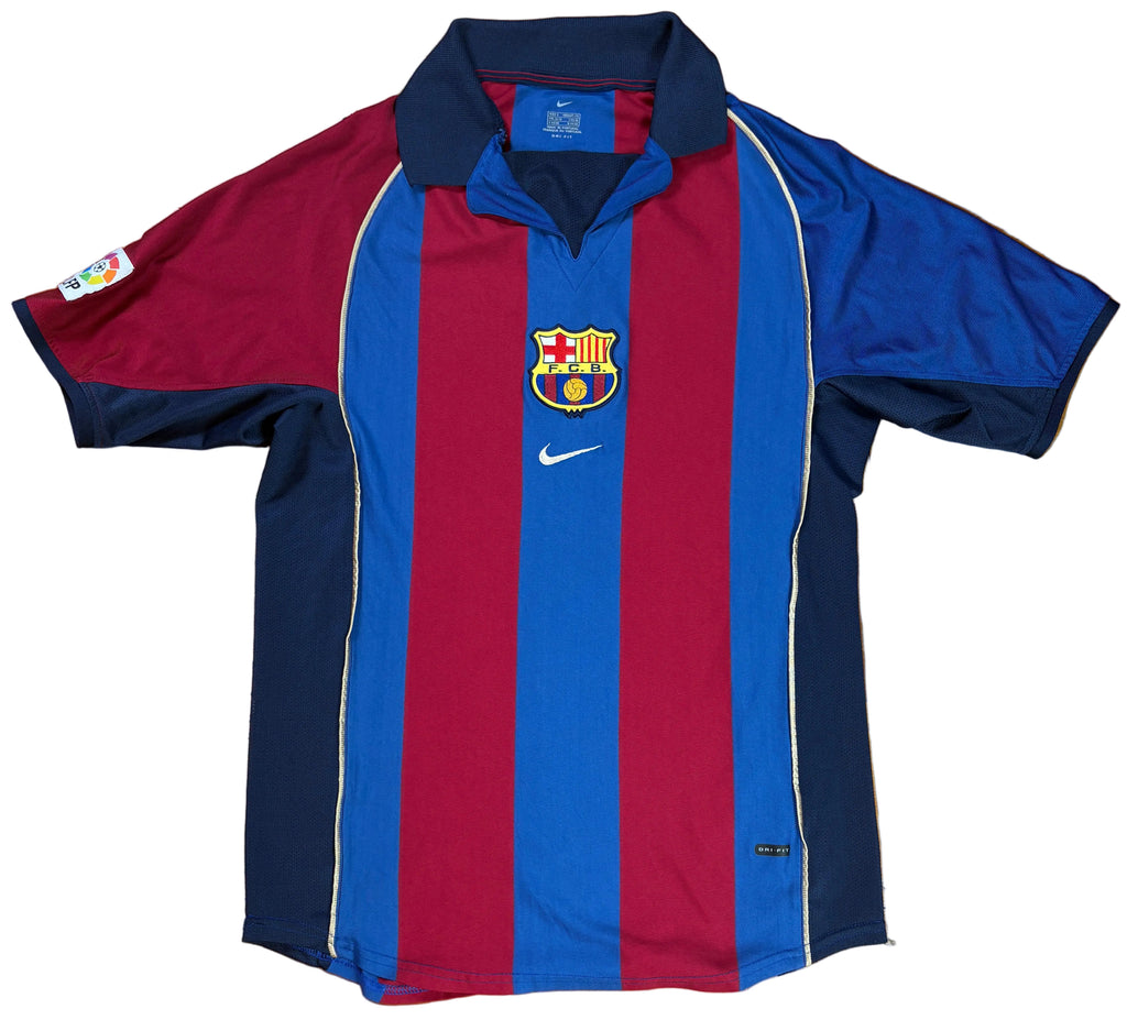 Barcelona 2001/02 Home Nike Football Shirt Small