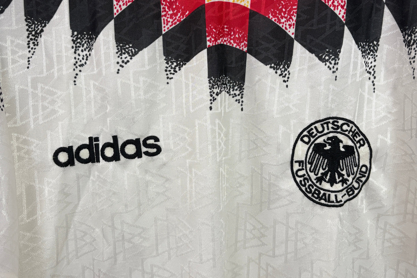 Germany 1994 Home Adidas Football Shirt Medium