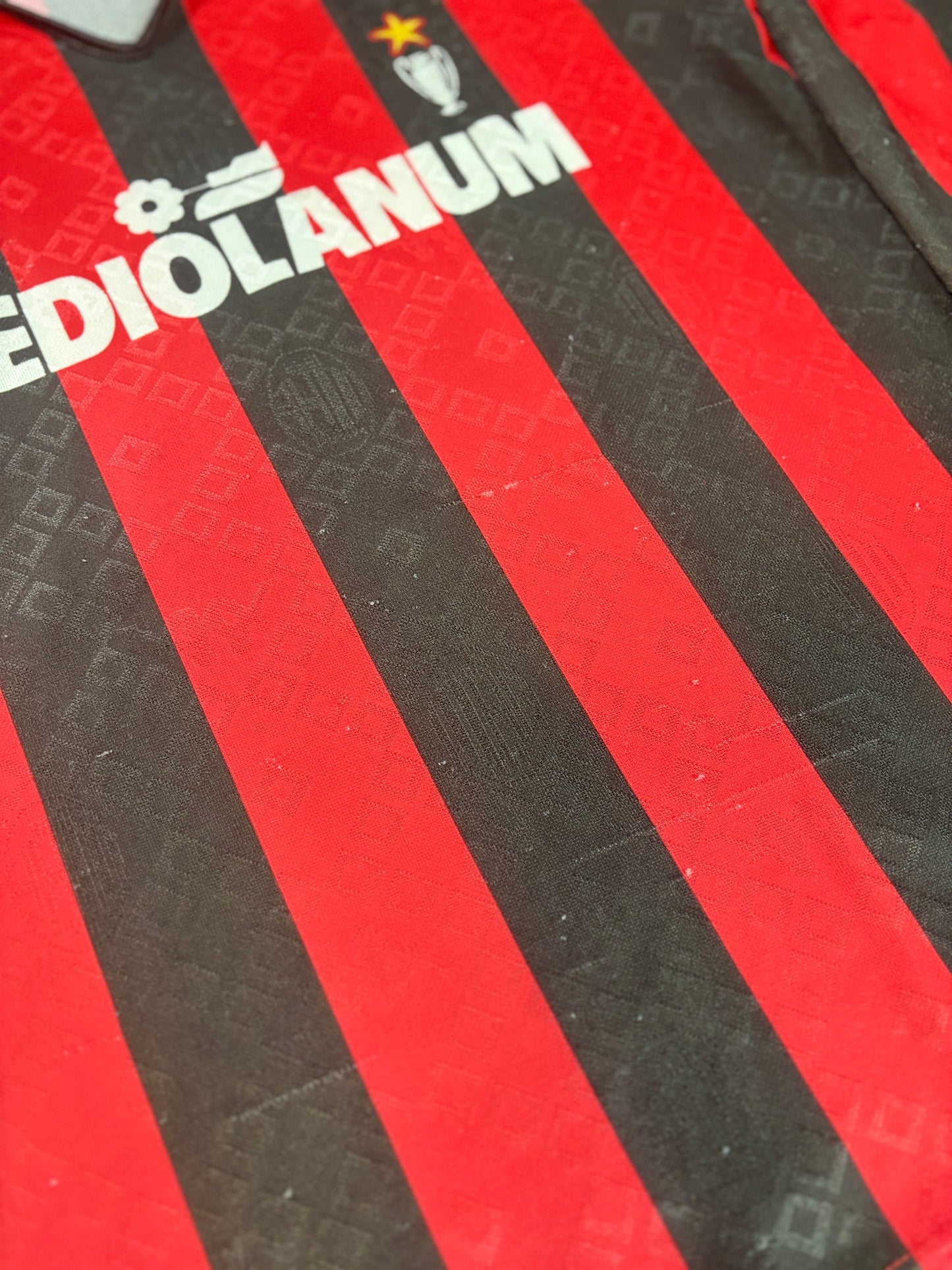 Ac Milan 1989/90 Home Kappa Football Shirt Small Longsleeve