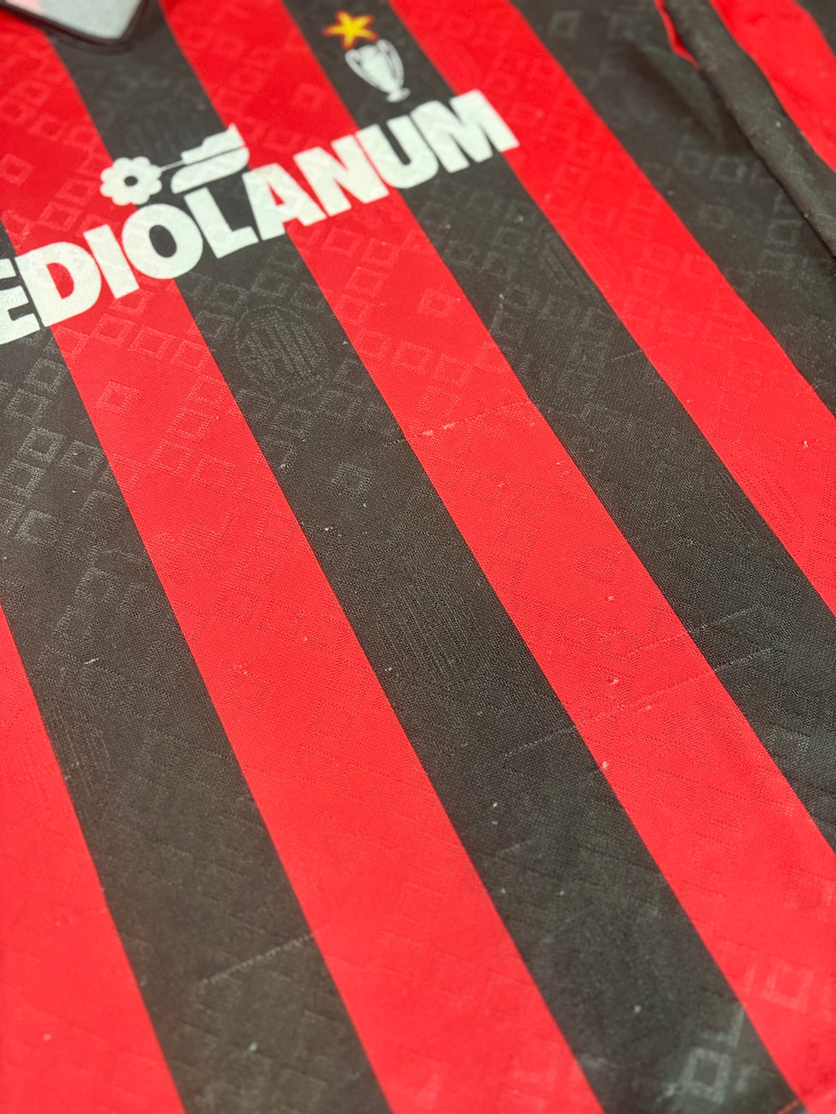 Ac Milan 1989/90 Home Kappa Football Shirt Small Longsleeve
