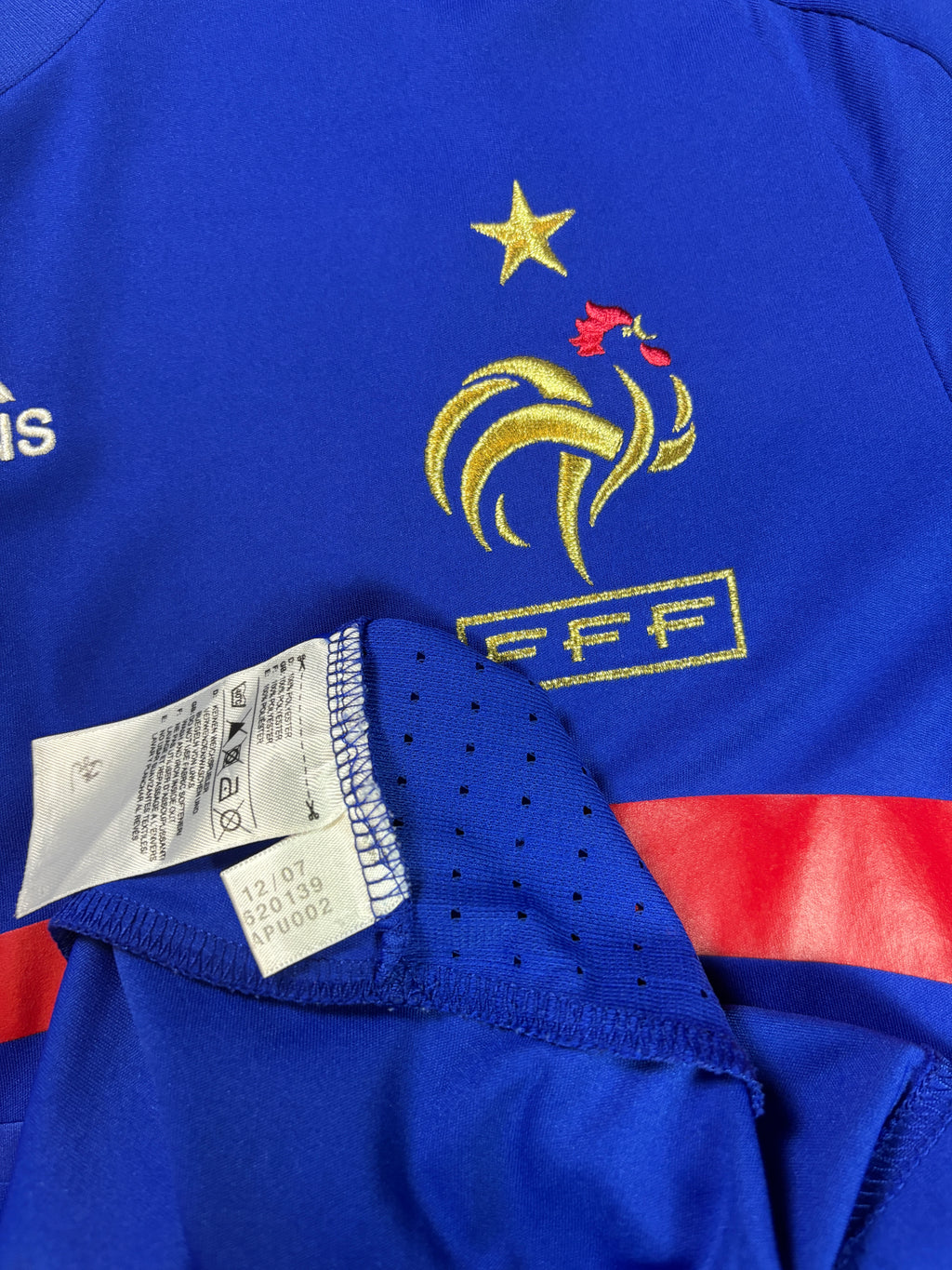 France 2008 Home Adidas Football Shirt Medium Ribery 22