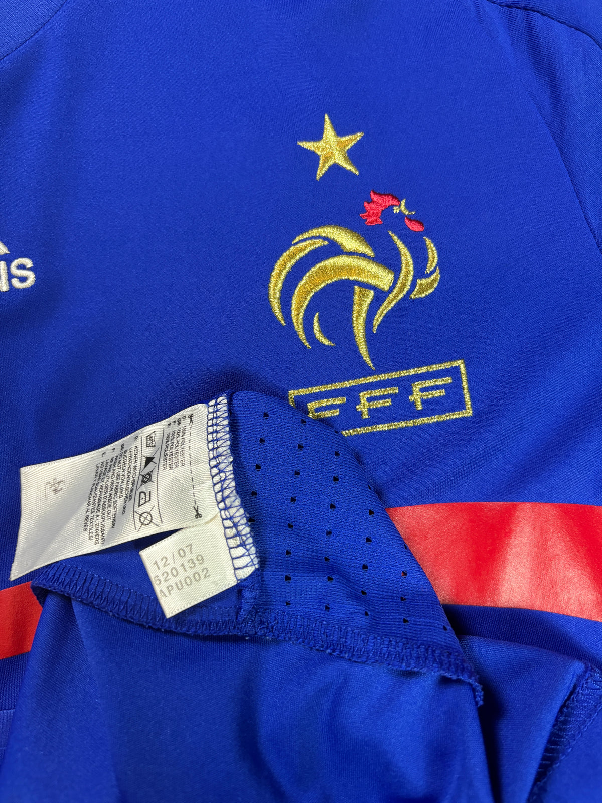 France 2008 Home Adidas Football Shirt Medium Ribery 22