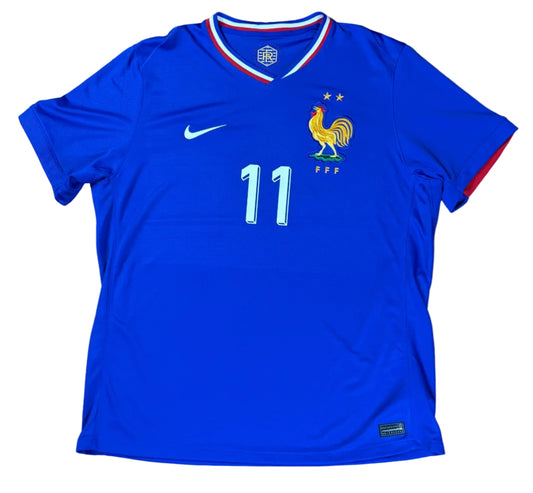 France 2024 Home Nike Football Shirt Extra Large Dembele 11