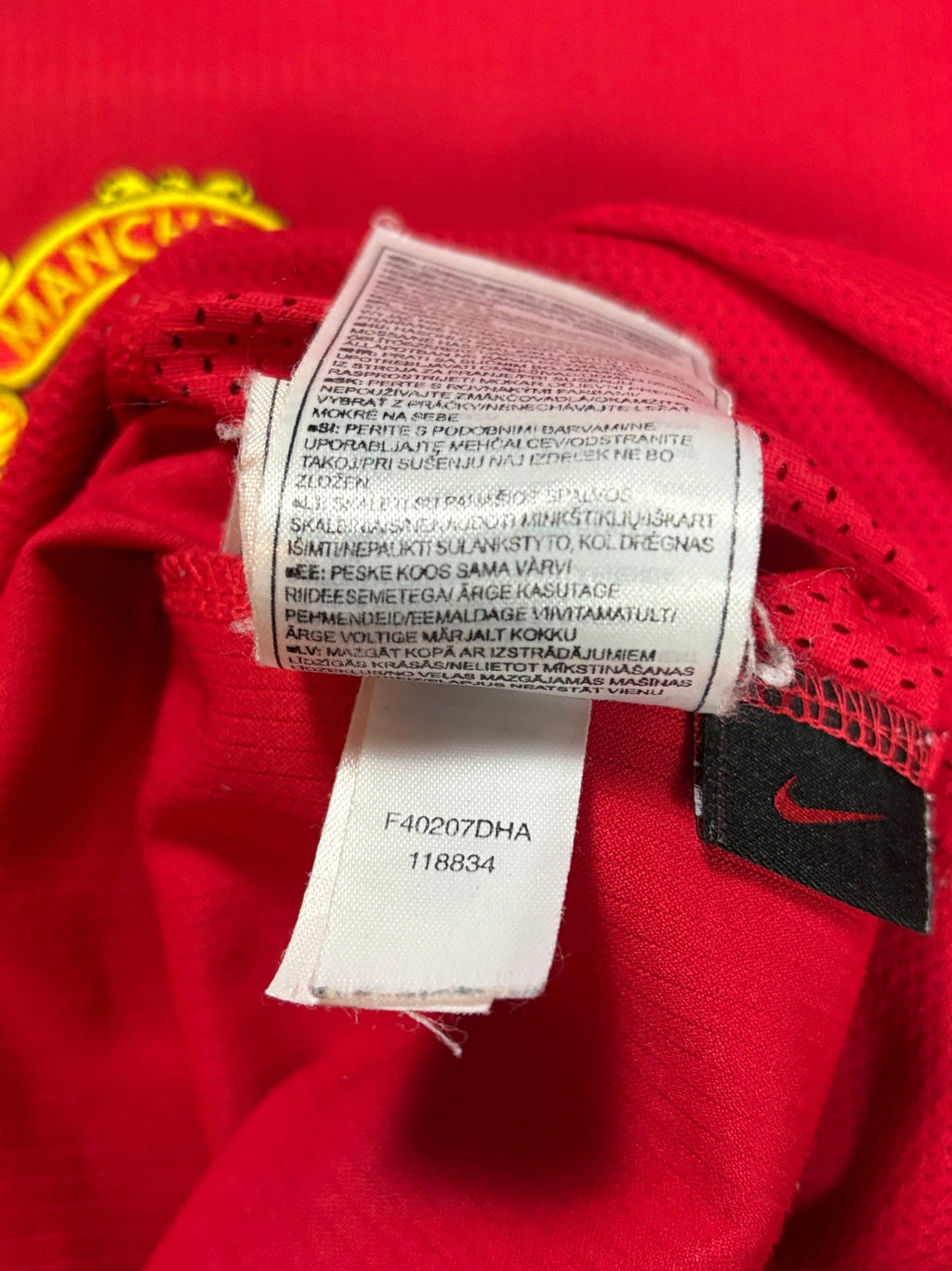 Manchester United 2004/06 Home Nike Football Shirt Large