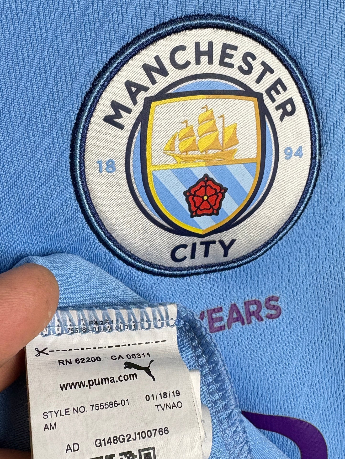 Manchester City 2019/20 Home L Mahrez 26