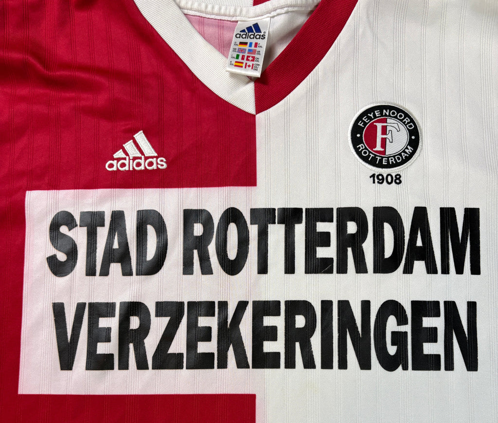 Feyenoord 1999/00 Home Adidas Football Shirt XXL