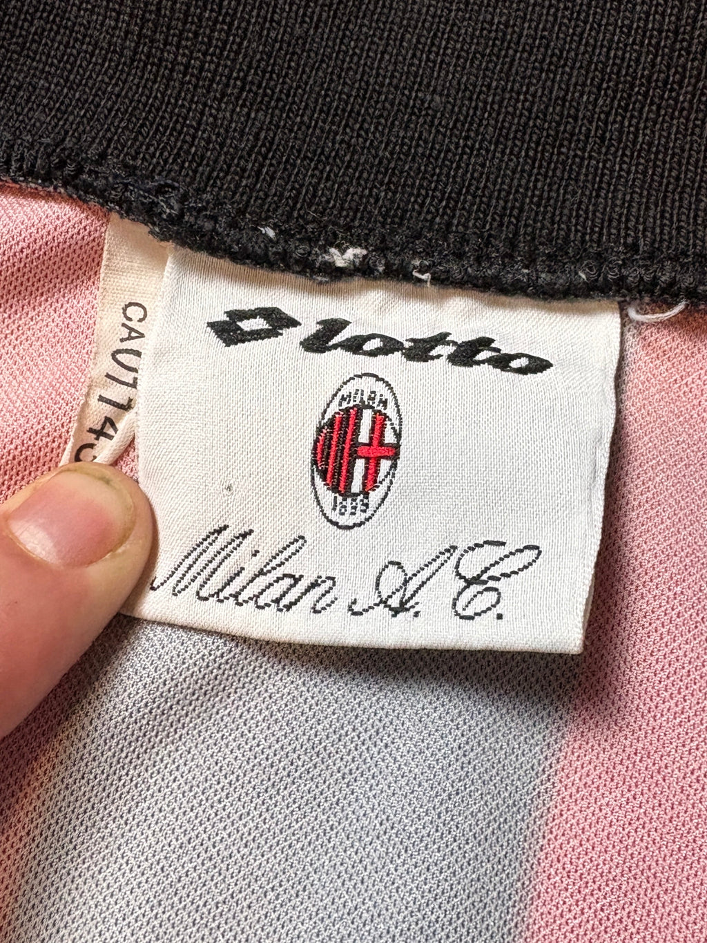Ac Milan 1995/96 Home Lotto Football Shirt Extra Large