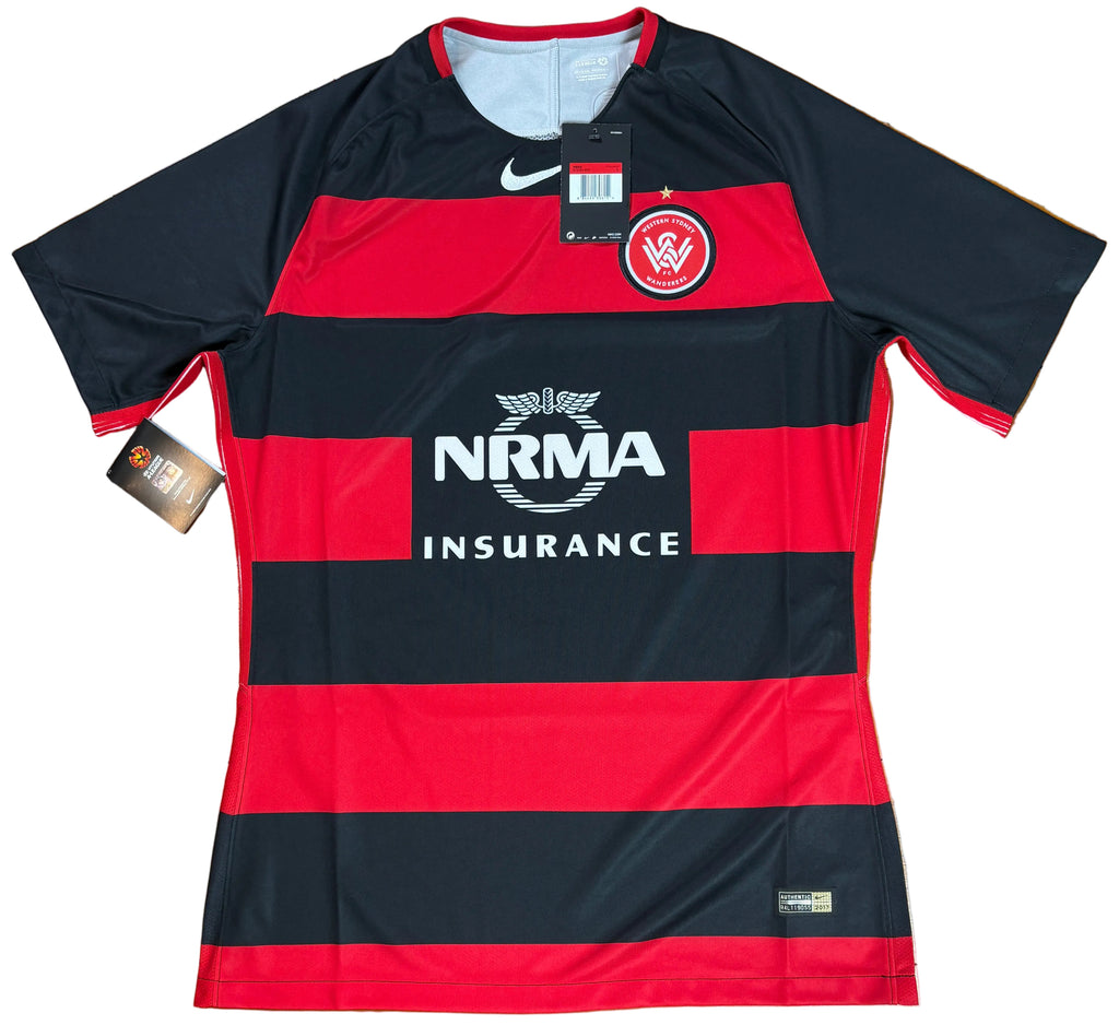 Western Sydney Wanderers 2015/16 Home Nike Football Shirt Large (Player Issue)