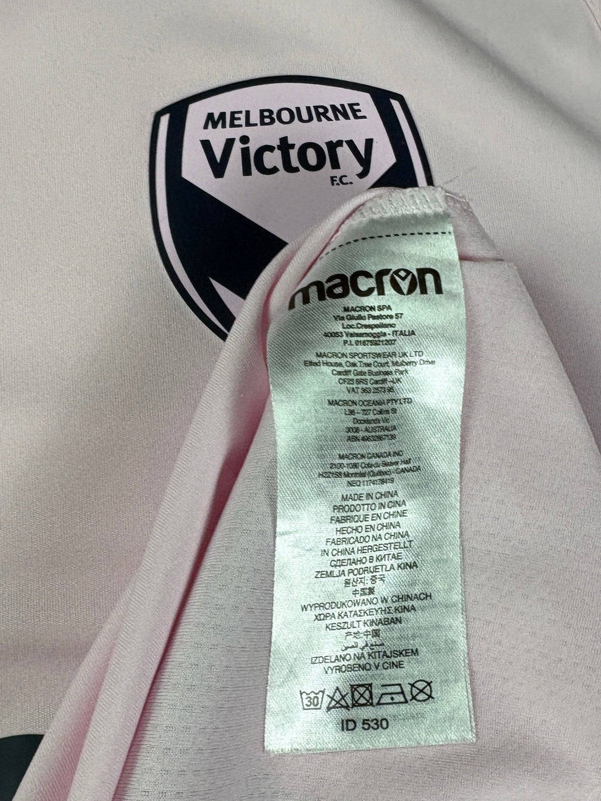 Melbourne Victory 2023/24 Away Macron Football Shirt Large