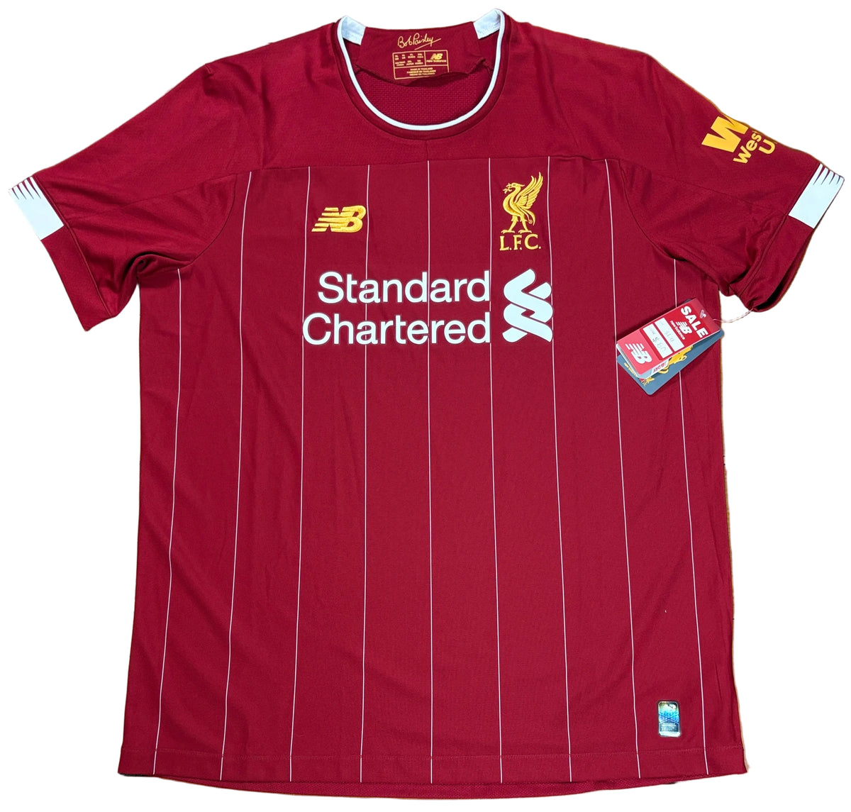 Liverpool 2019/20 Home New Balance Football Shirt Extra Large