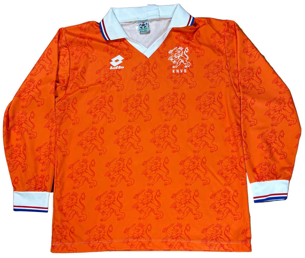 Netherlands 1994 Home Lotto Football Shirt Large