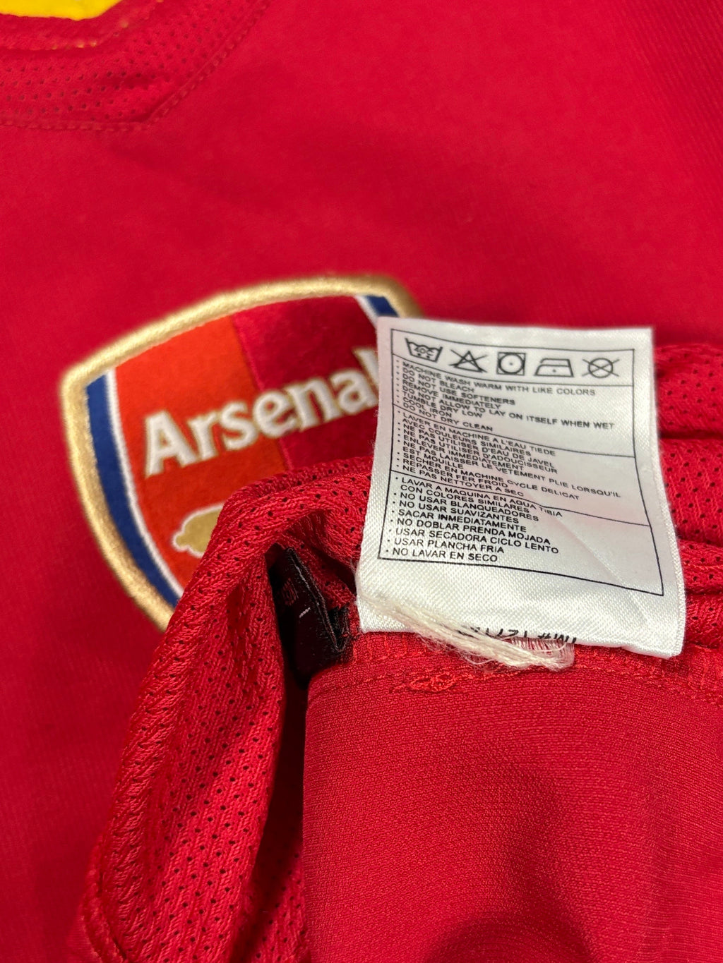 Arsenal 2004/05 Home Nike Football Shirt Large Reyes 9