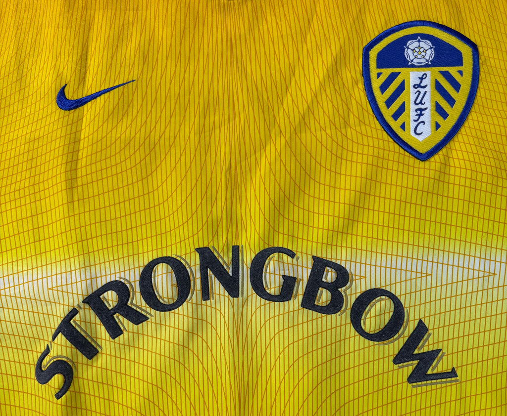 Leeds 2002/03 Away Nike Football Shirt Extra Large Viduka 9