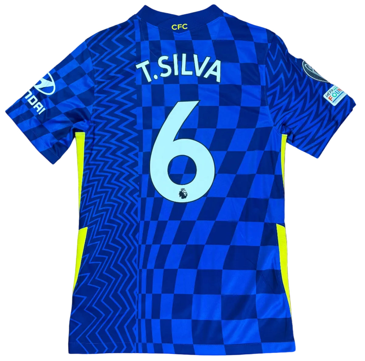 Chelsea 2021/22 Home Nike Football Shirt Small T. Silva 6