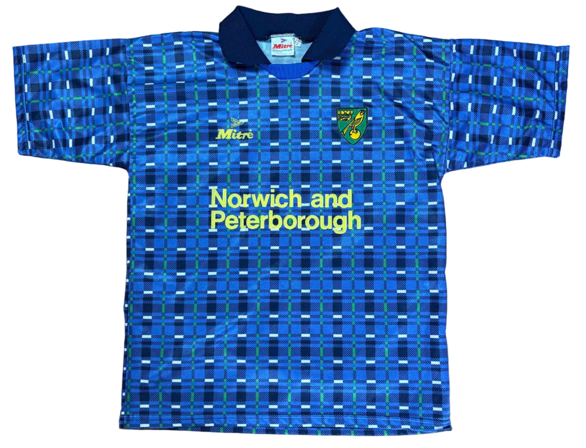 Norwich 1995/96 Away Mitre Football Shirt Medium