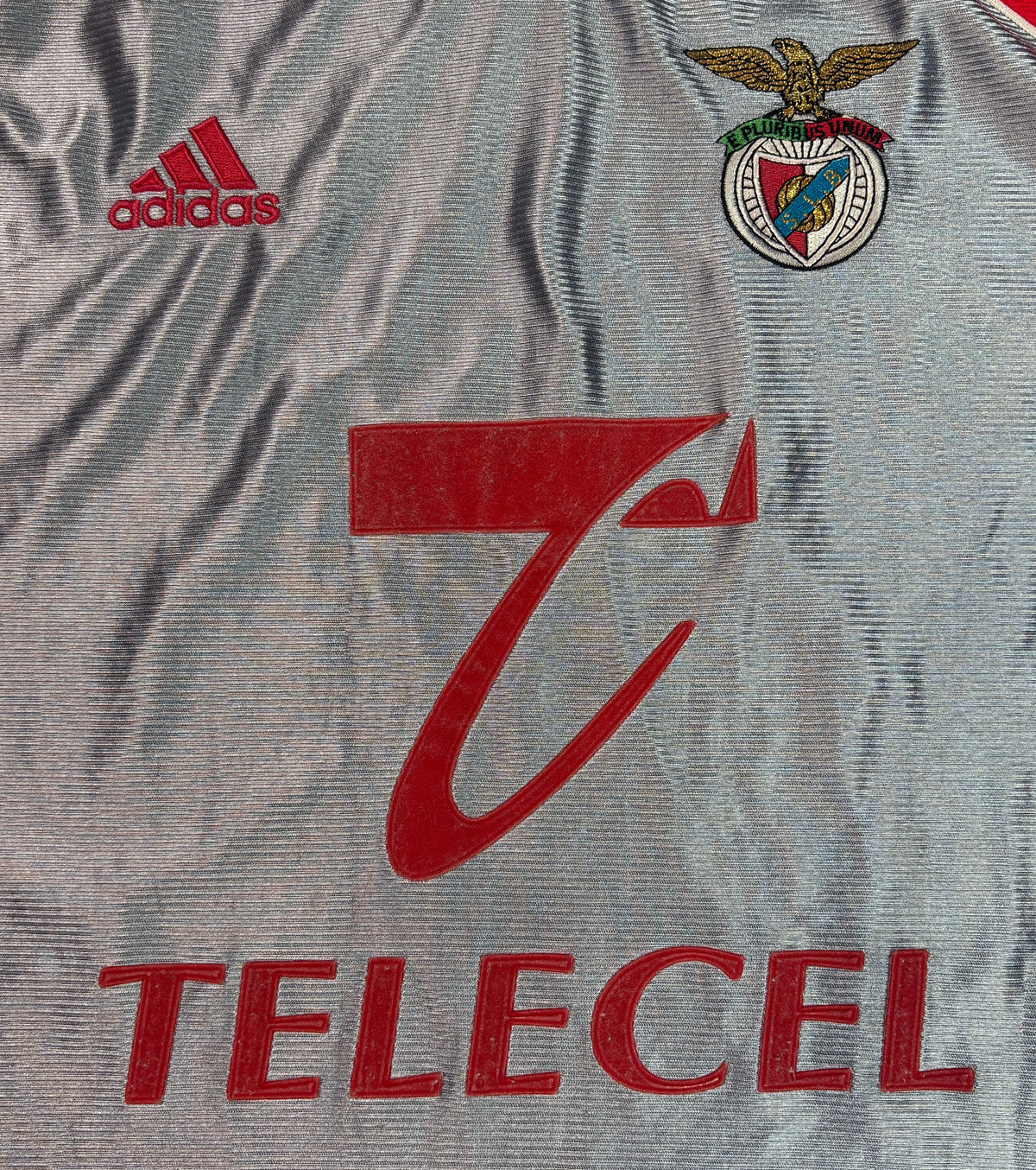 Benfica 1999/00 Away Adidas Football Shirt Medium