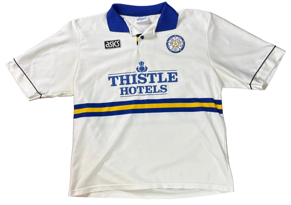 Leeds 1994/95 Home Asics Football Shirt Extra Large