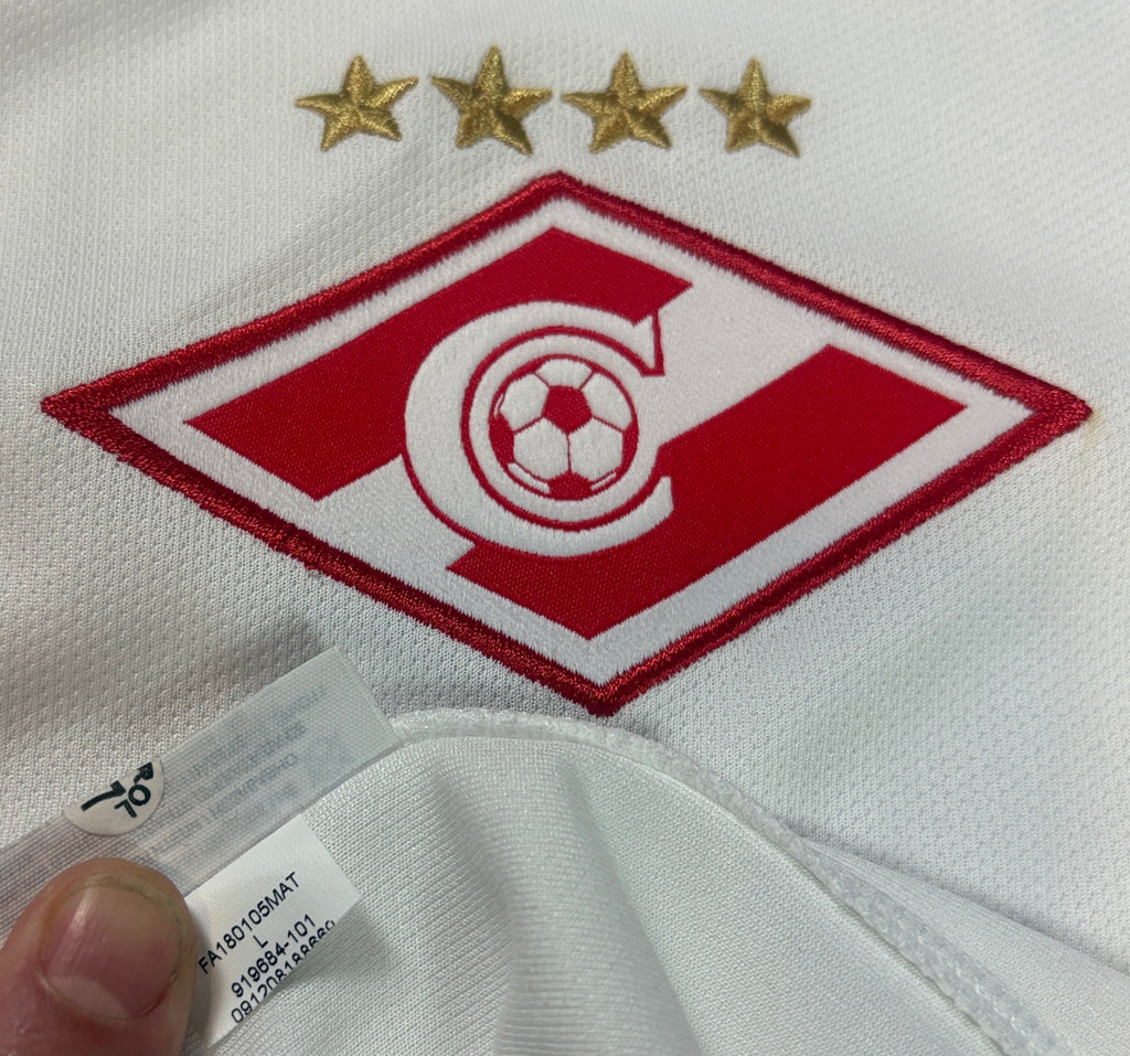 Spartak Moscow 2018/19 Away Nike Football Shirt Large