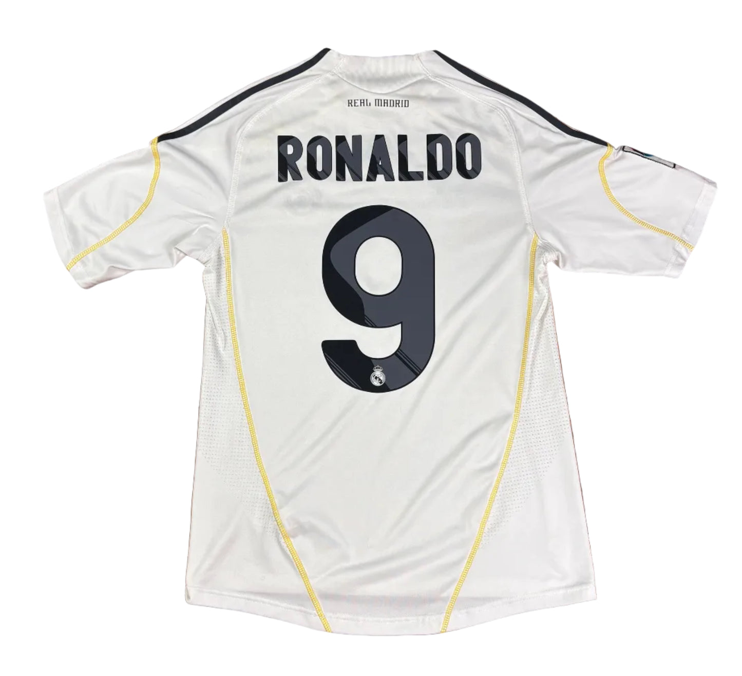 Real Madrid 2009/10 Home Football Shirt Large Ronaldo 9