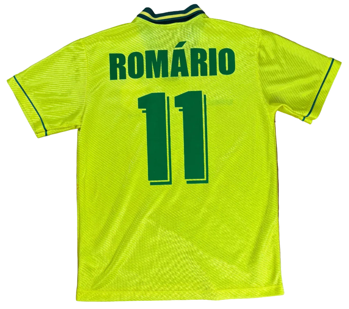 Brazil 1994 Home Umbro Football Shirt Large Romario 11
