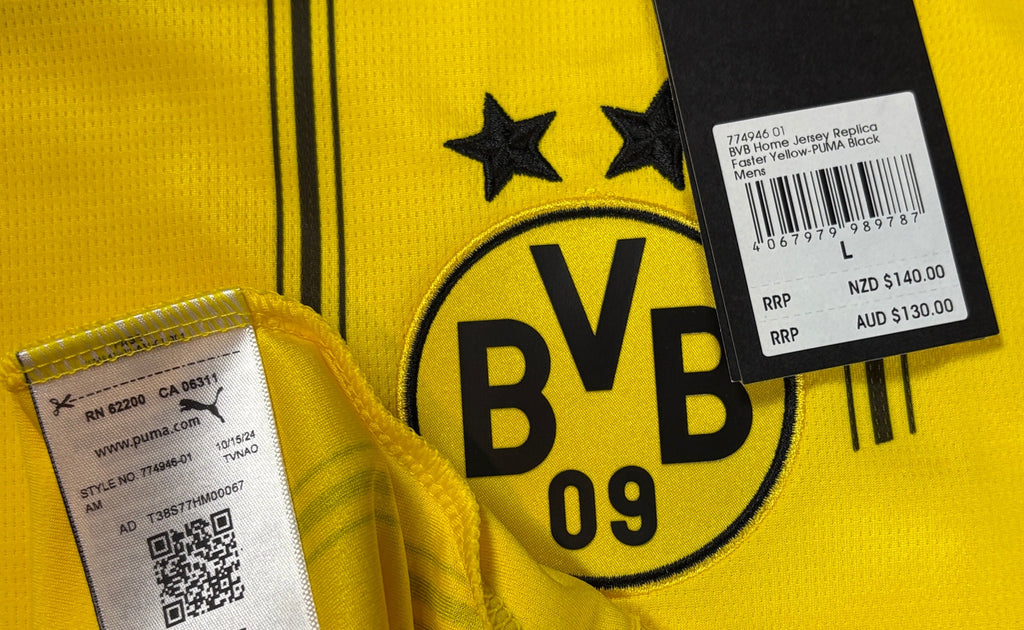Dortmund 2024/25 Home Puma Football Shirt Large