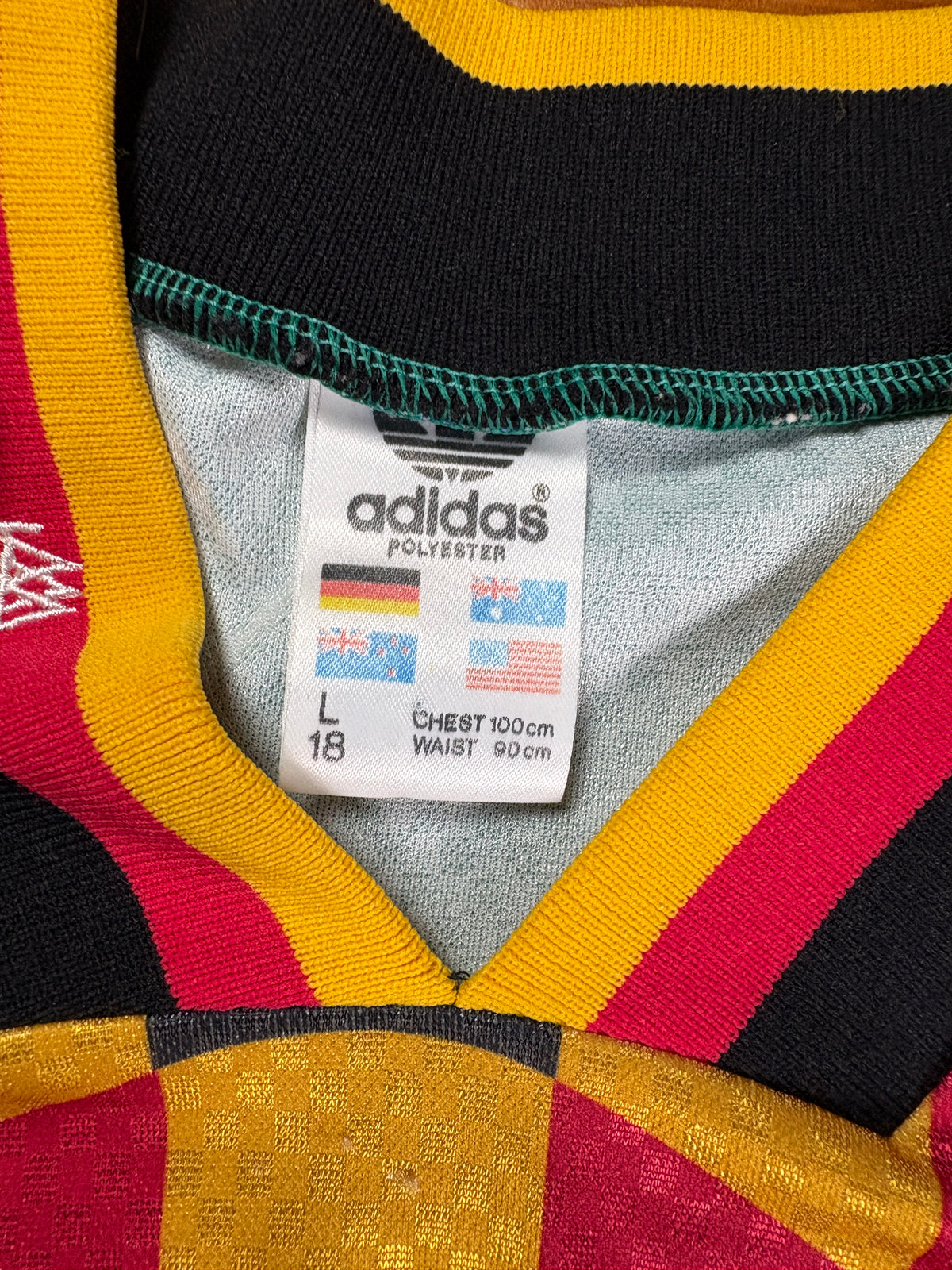 Germany 1996 Away Adidas Football Shirt Large