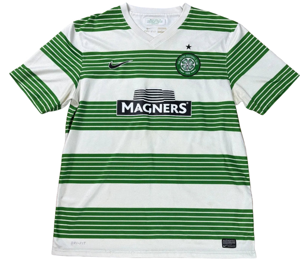 Celtic 2013/14 Home Nike Football Shirt Large Rogic 18