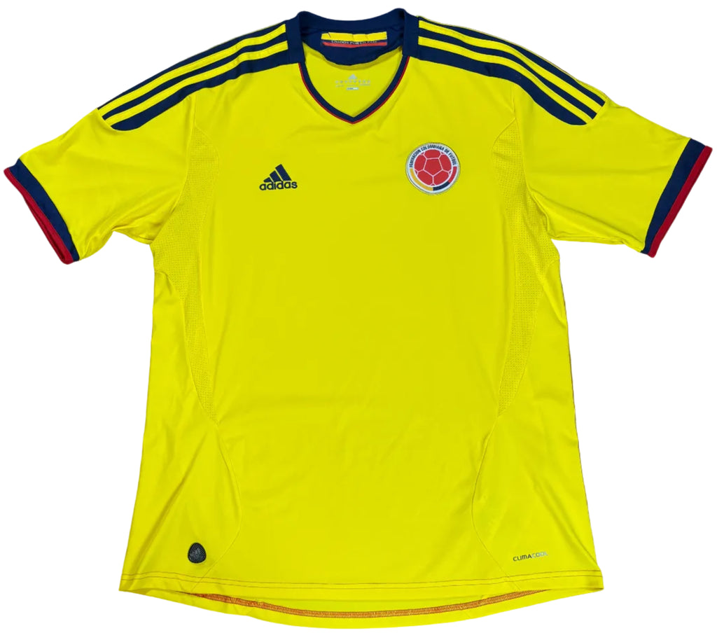 Colombia 2012 Home Adidas Football Shirt Extra Large