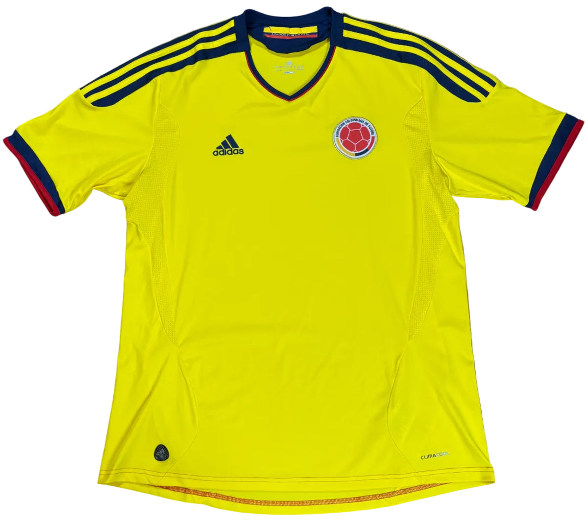 Colombia 2012 Home Adidas Football Shirt Extra Large