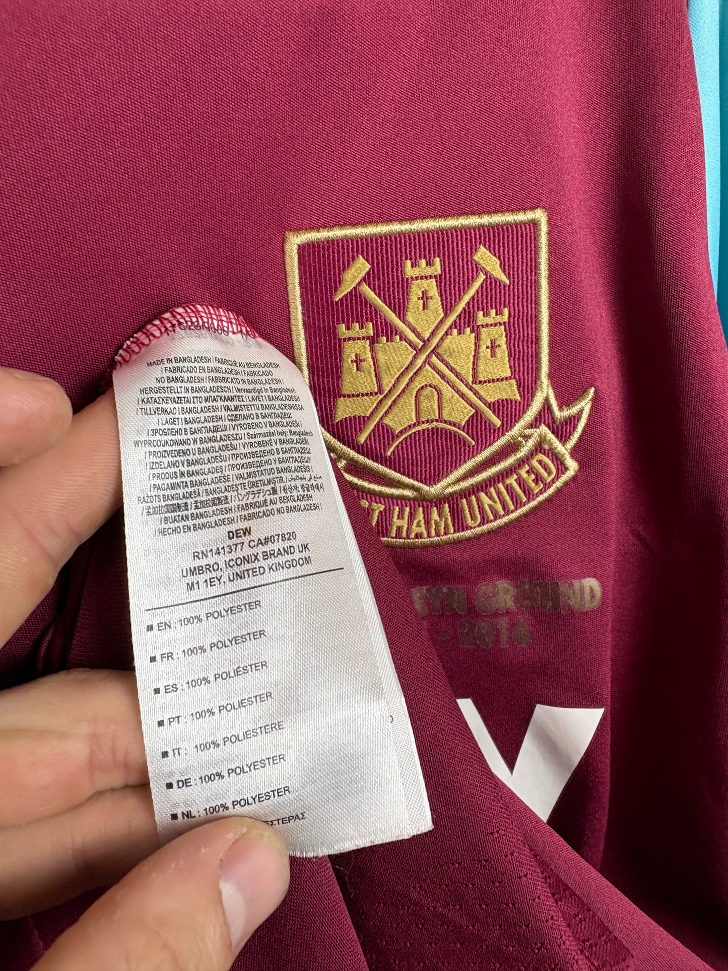 West Ham 2015/16 Home Medium Payet 27