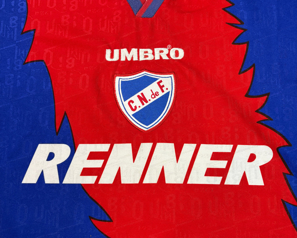 Club de. Nacional 1996 Away Umbro Football Shirt Extra Large