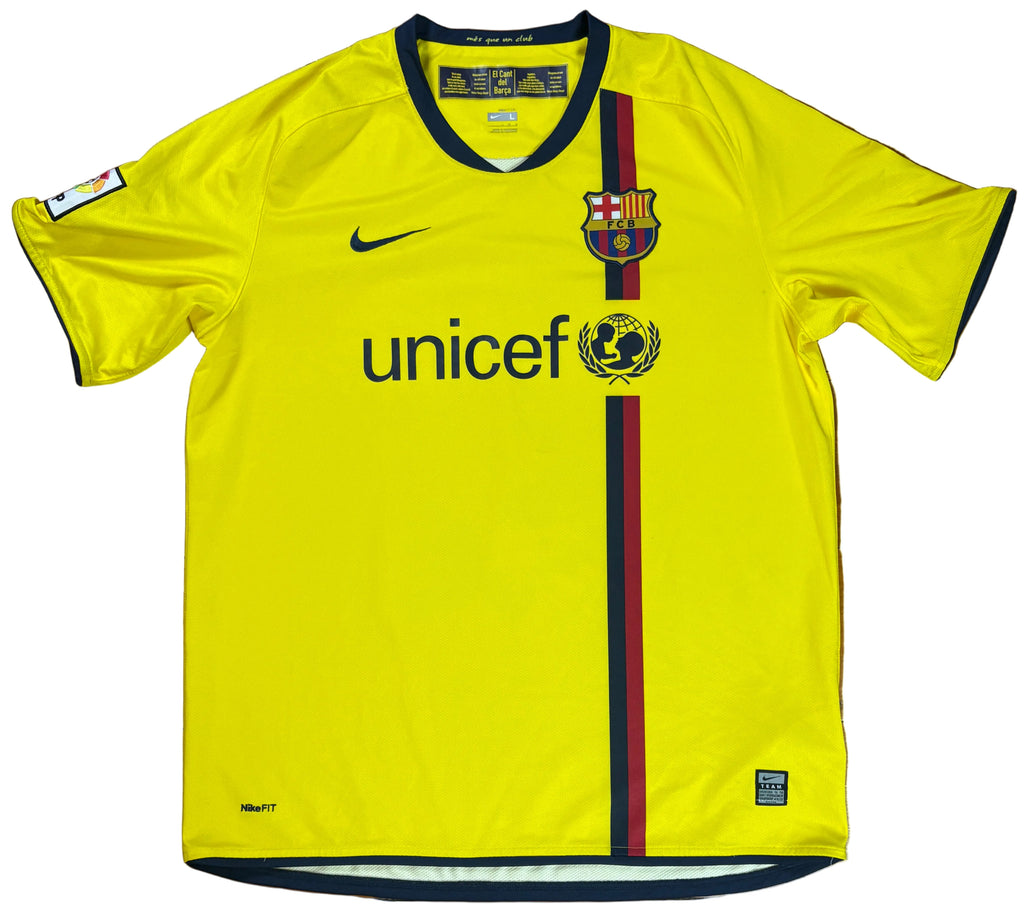 Barcelona 2008/10 Away Nike Football Shirt Large