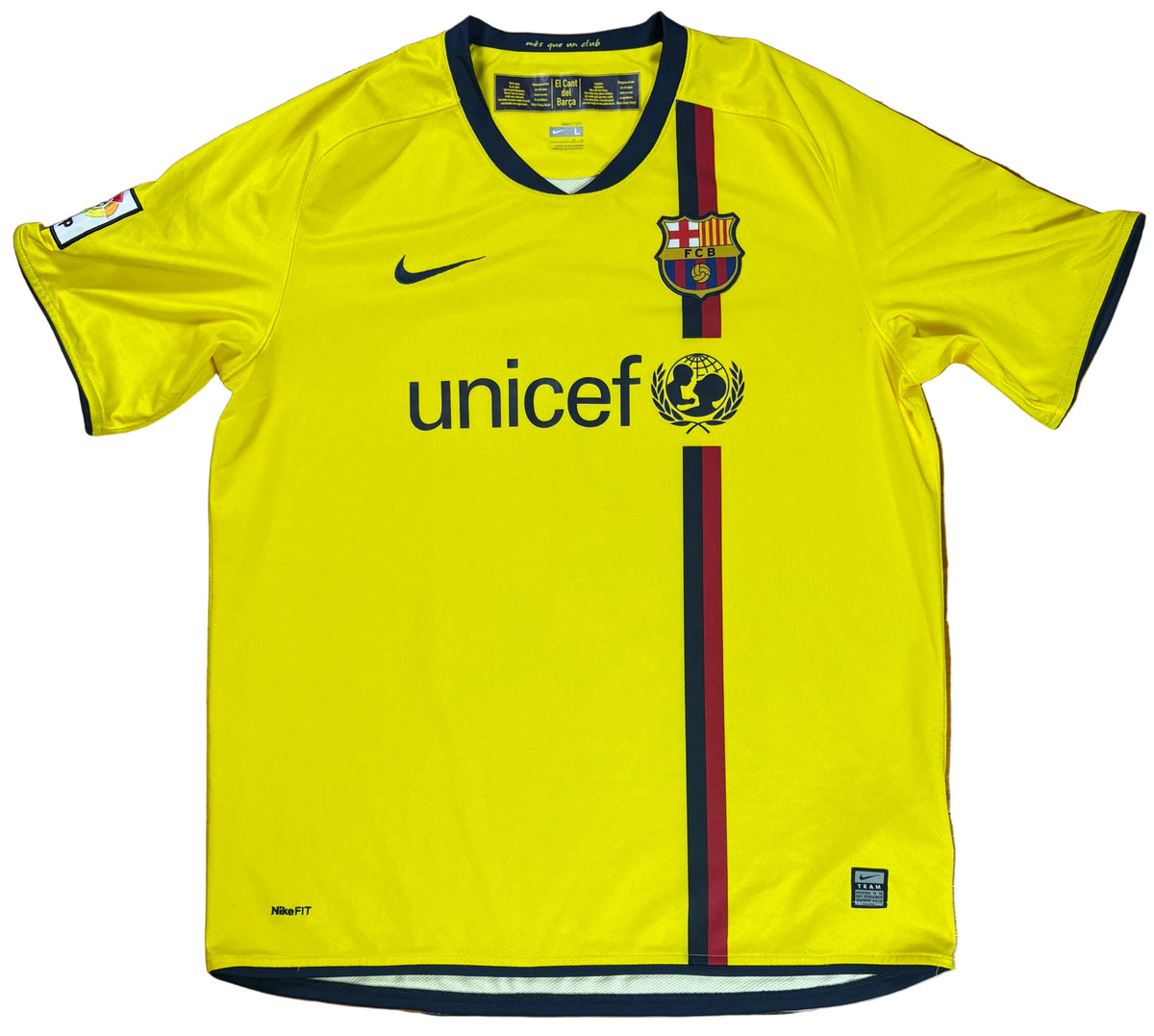 Barcelona 2008/10 Away Nike Football Shirt Large