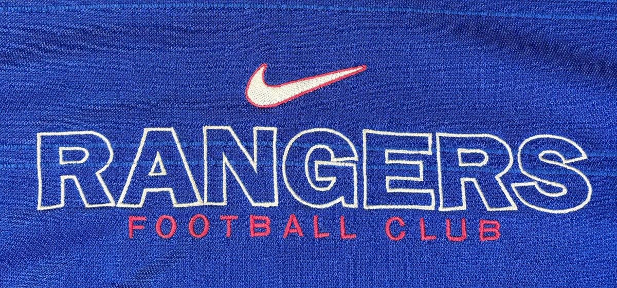 Rangers 90's Training Nike Football Shirt Large