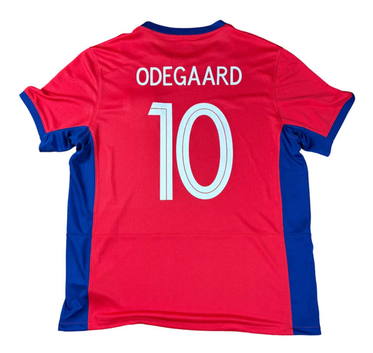Norway 2023 Home Nike Football Shirt Large Odergaard 10
