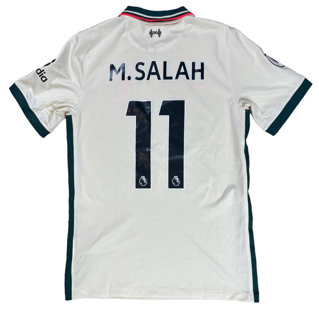 Liverpool 2021/22 Away Nike Football Shirt Small Salah 11