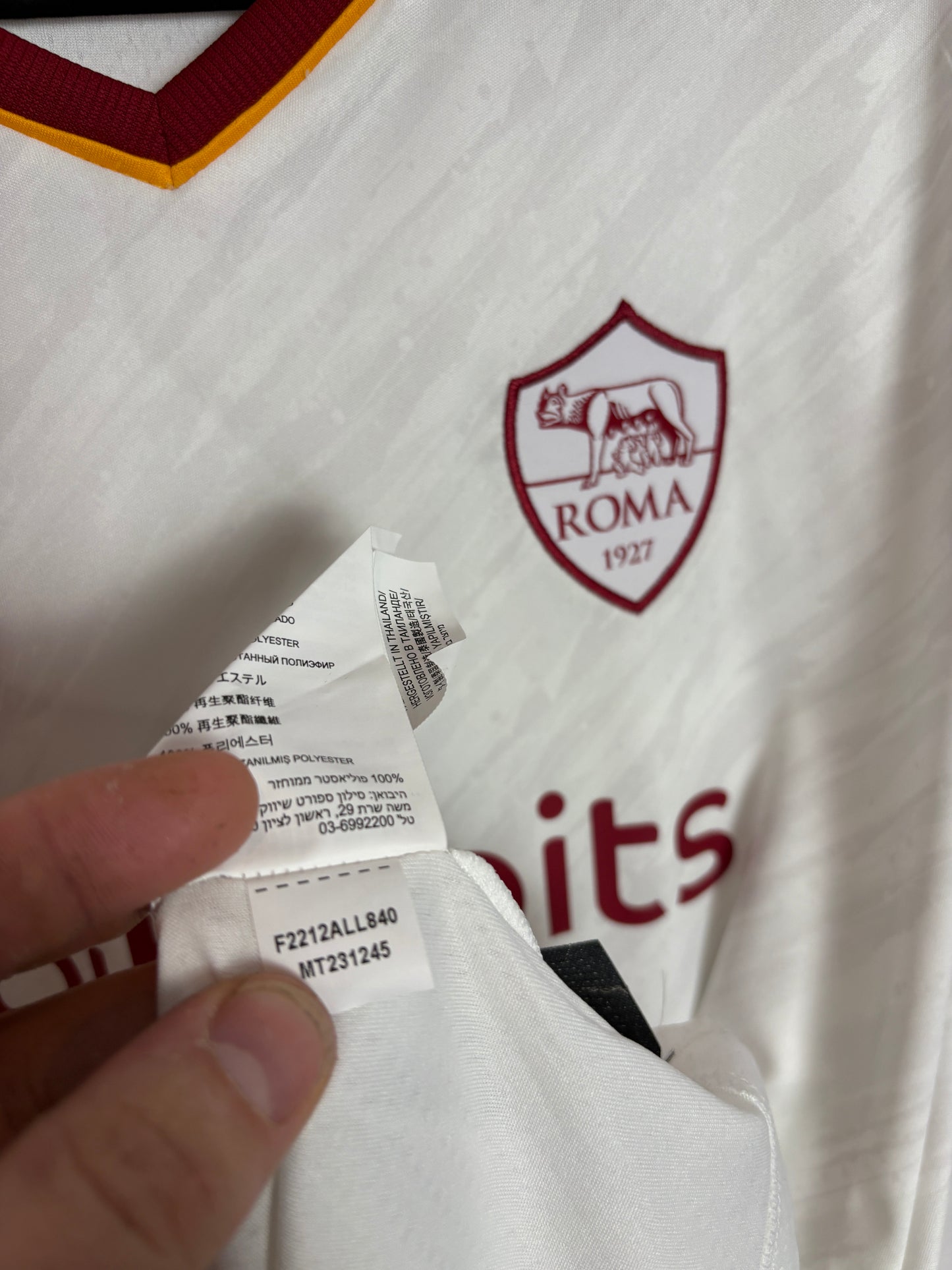 As Roma 2022/23 Away XL Dybala 21