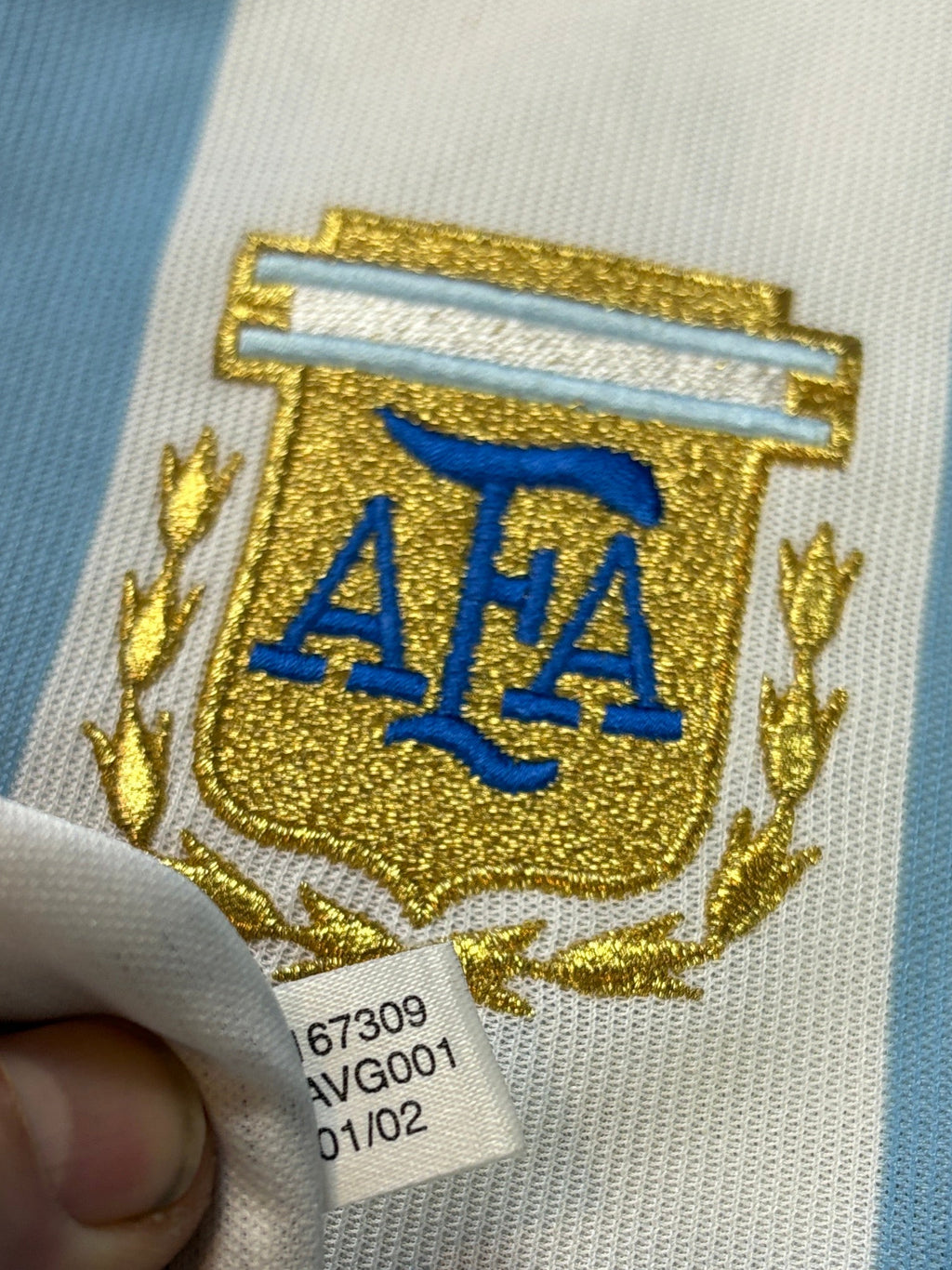 Argentina 2002 Home Adidas Football Shirt Extra Large Batistuta 9