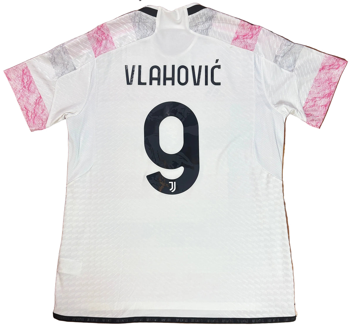Juventus 2023/24 Away Adidas Football Shirt Extra Large Vlahovic 9 Commercial Player Spec