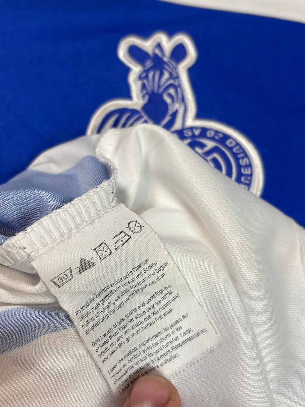 MSV Duisburg 2008/09 Home Football Shirt XXL Veigneau 28