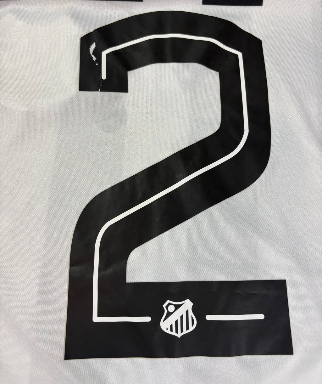 Santos 2017 Away Kappa Football Shirt Medium 2 (Luiz Felipe)