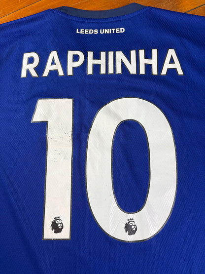 Leeds 2020/21 Away Adidas Football Shirt Large Raphinha 10