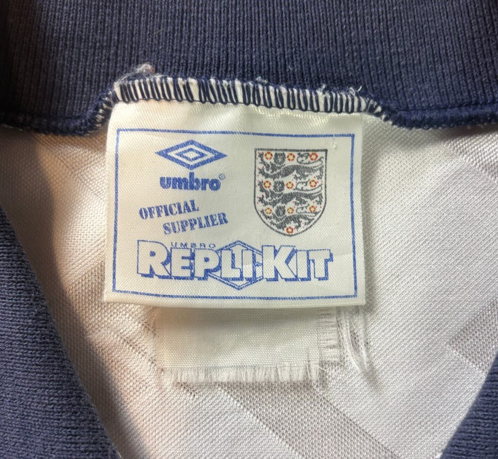England 1992 Home Umbro Football Shirt Large