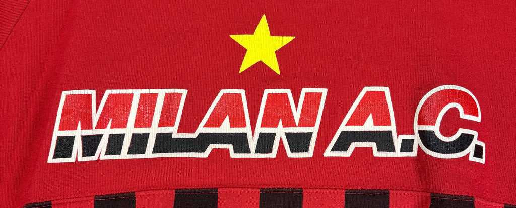 Ac Milan 90's Felpe Football Shirt Large