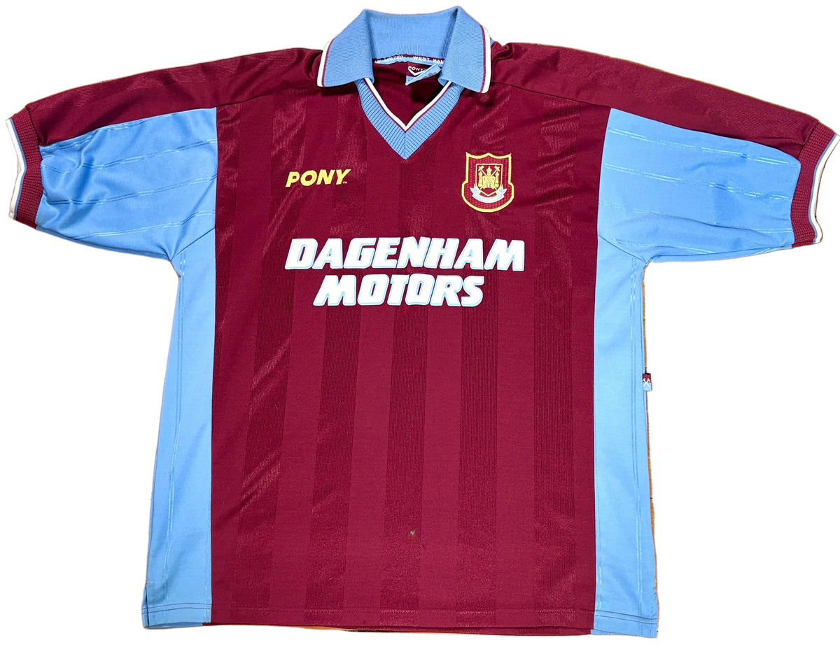 West Ham 1998/99 Home Pony Football Shirt Extra Large
