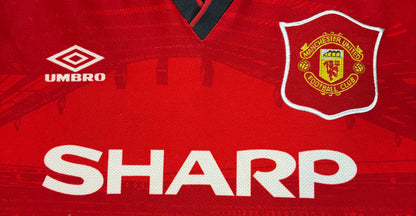 Manchester United 1994/96 Home Umbro Football Shirt Large