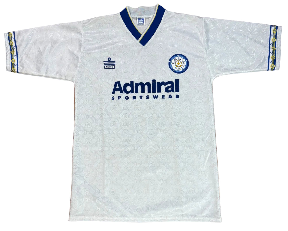 Leeds 1992/93 Home Admiral Football Shirt Medium